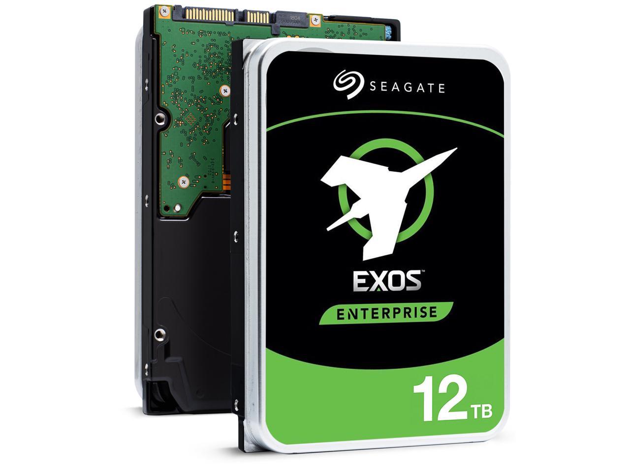 Seagate 12TB HDD Exos X14 7200 RPM 512e/4Kn SATA 6Gb/s 256MB Cache 3.5-Inch Enterprise Hard Drive (ST12000NM0008)