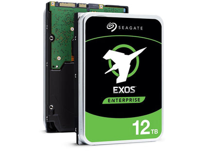 Seagate 12TB HDD Exos X14 7200 RPM 512e/4Kn SATA 6Gb/s 256MB Cache 3.5-Inch Enterprise Hard Drive (ST12000NM0008)