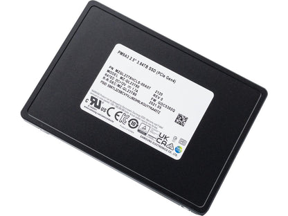 Samsung PM9A3 3.84TB PCIe Gen4 x4 NVMe U.2 Enterprise SSD MZQL23T8HCLS-00A07 (MZ-QL23T80)