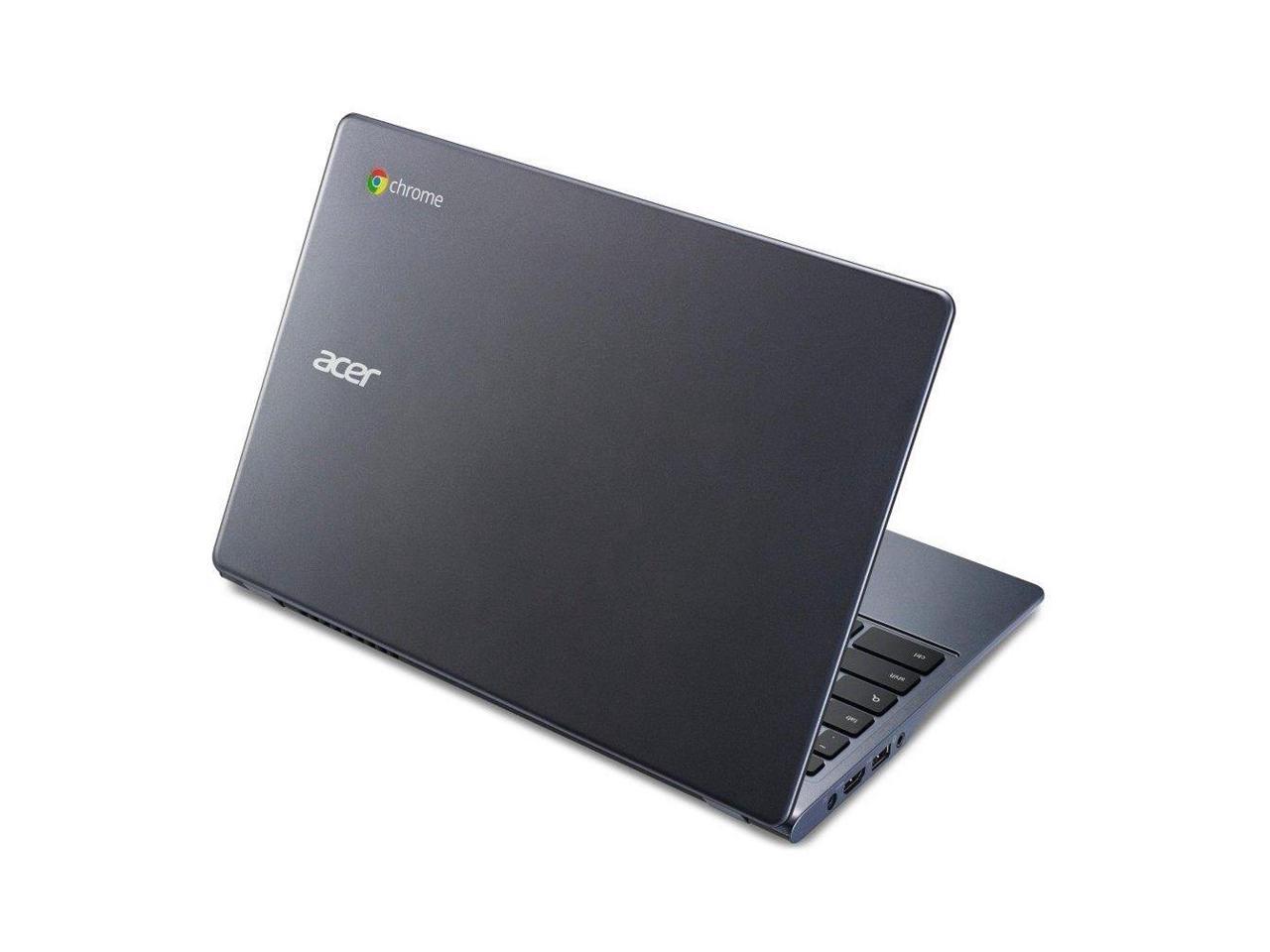 Acer Chromebook C720-2844 Intel Celeron 2955U X2 1.4GHz 4GB 16GB SSD 11.6", Black