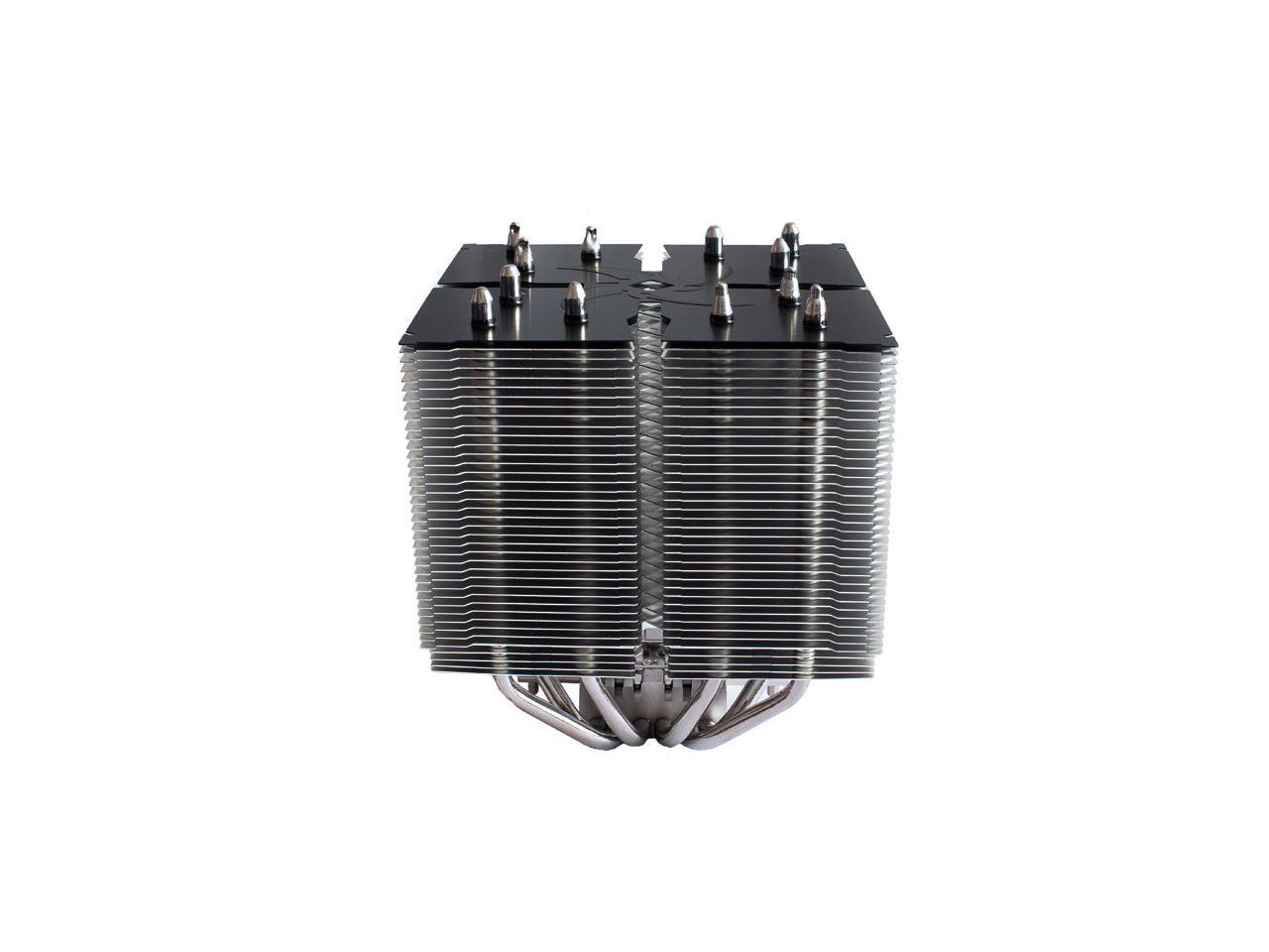 Scythe Ninja 5 Air CPU Cooler, 120mm Single Tower, Intel LGA1151, AMD AM4, Dual Quiet Fans, Black Top Cover