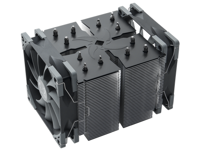 Scythe Ninja 5 Air CPU Cooler, 120mm Single Tower, Intel LGA1151, AMD AM4, Dual Quiet Fans, Black Top Cover