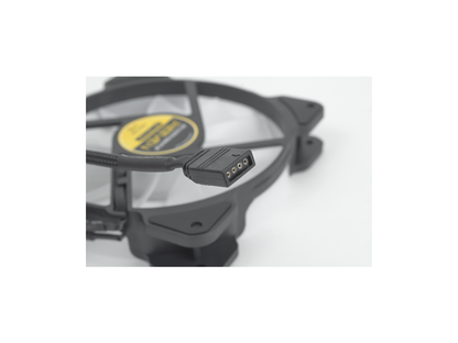 Reeven Kiran Sync High Airflow 120mm Full Color RGB LED Case/CPU cooler Fan, ASUS AURA/ MYSTIC LIGHT/FUSION/ASRock RGB