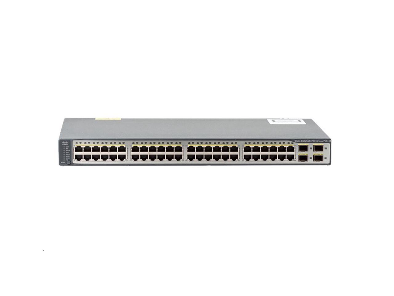 Cisco WS-C3750X-48T-S Catalyst 3750X-48T-S Layer 3 Switch
