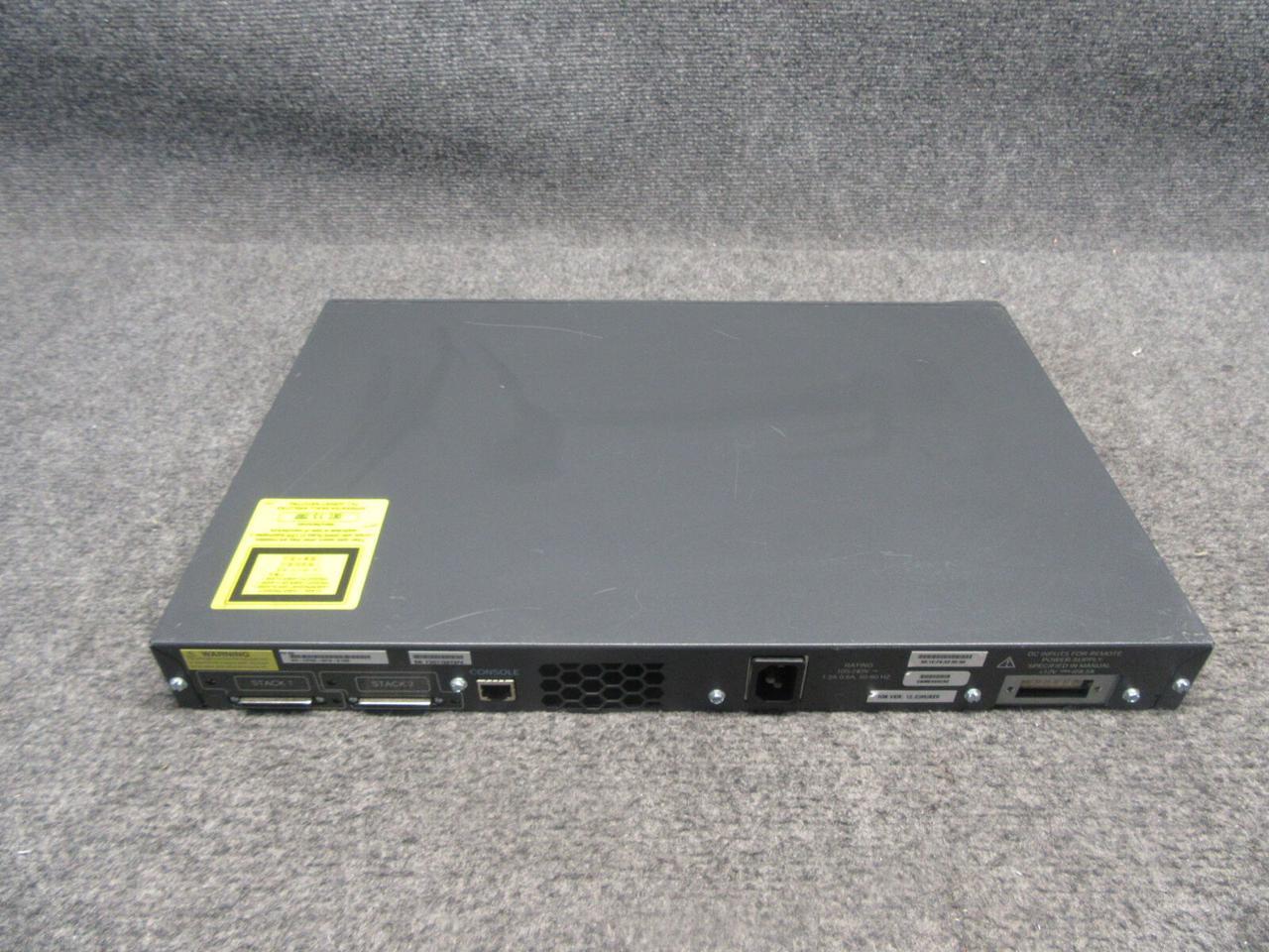 Cisco Systems Catalyst 3750 Series 48 Port Switch WS-C3750-48TS-S V05 *Tested*