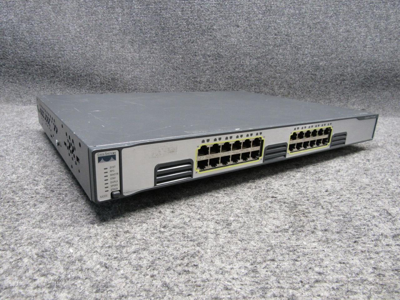 Cisco Systems Catalyst 3750 Series 24-Port Ethernet Switch WS-C3750G-24T-S