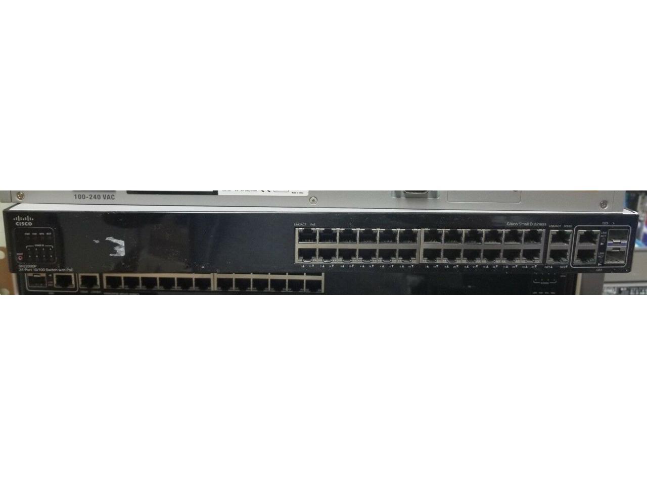 Cisco SFE2000P 24 Port 10/100 PoE Managed Ethernet Switch