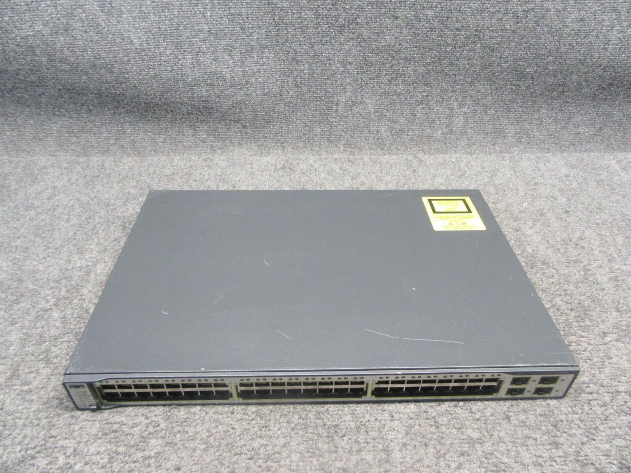Cisco Systems Catalyst 3750 Series 48 Port Switch WS-C3750-48TS-S V05 *Tested*