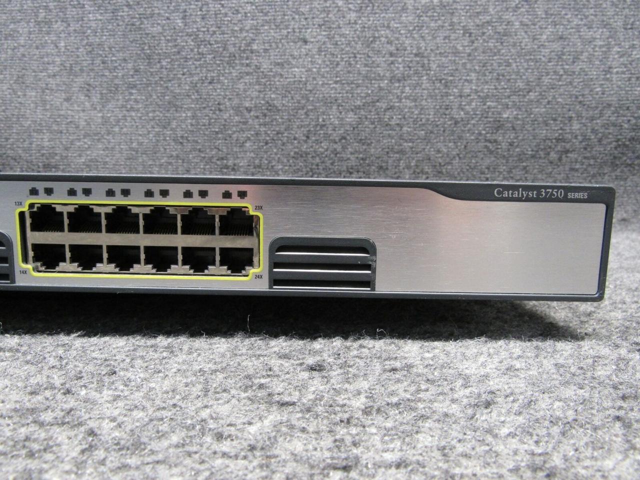 Cisco Systems Catalyst 3750 Series 24-Port Ethernet Switch WS-C3750G-24T-S