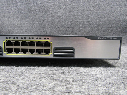 Cisco Systems Catalyst 3750 Series 24-Port Ethernet Switch WS-C3750G-24T-S