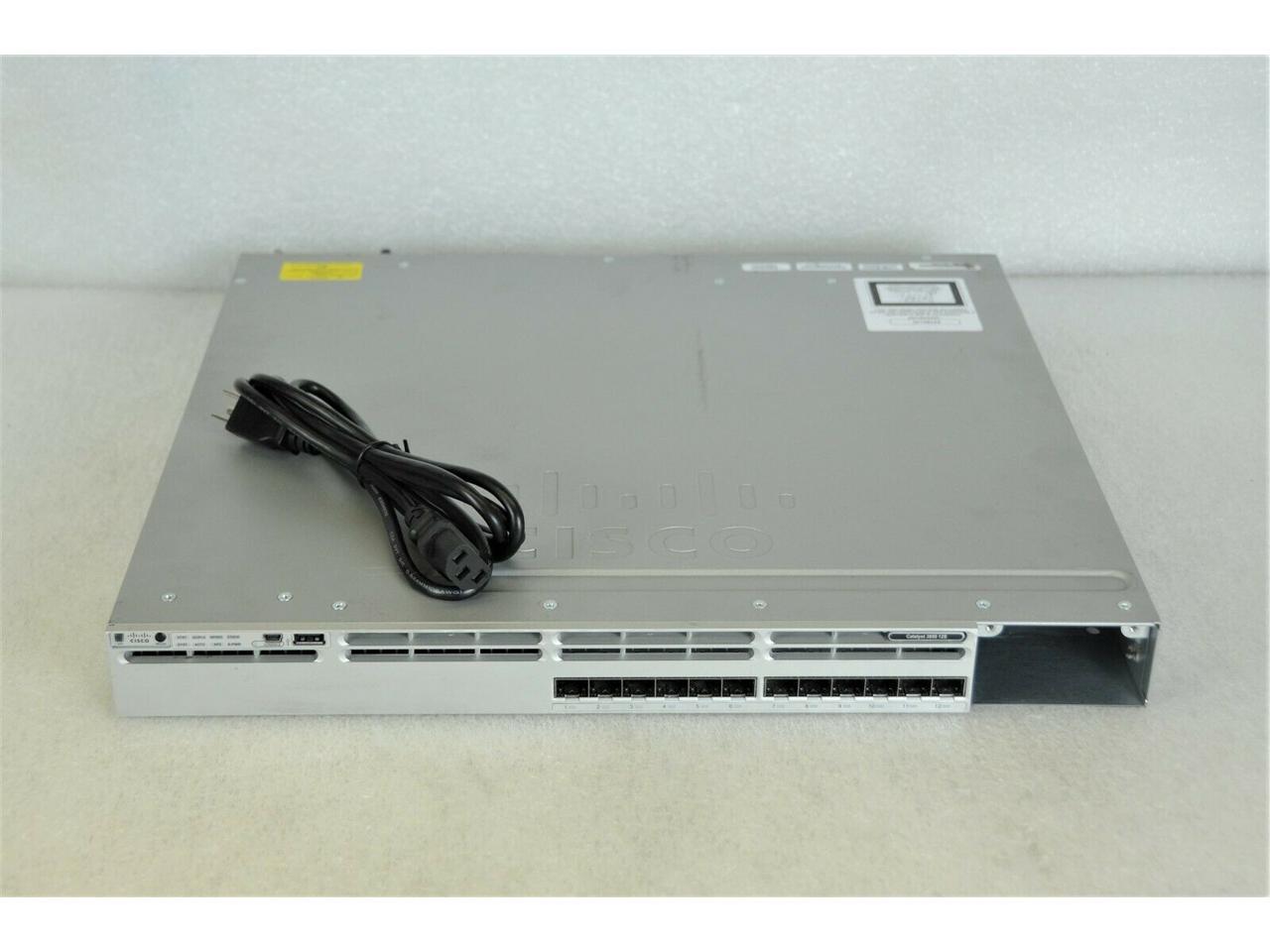 WS-C3850-12S-E CISCO CATALYST 3850 12-PORT GE SFP ETHERNET SWITCH W/1xPSU