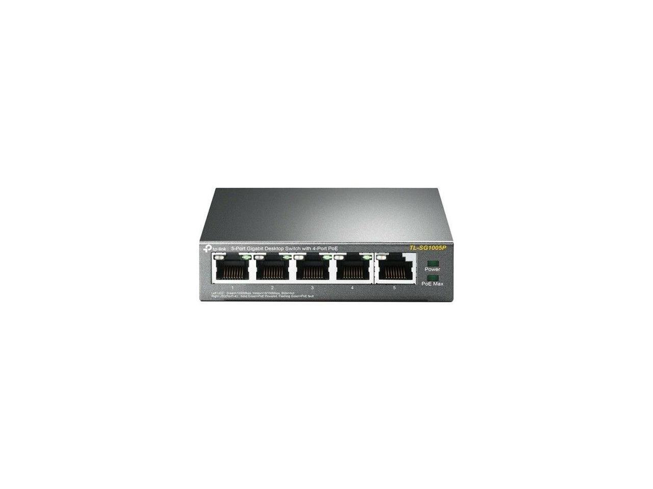 TP-LINK 5-Port Gigabit Desktop Switch with 4-Port PoE