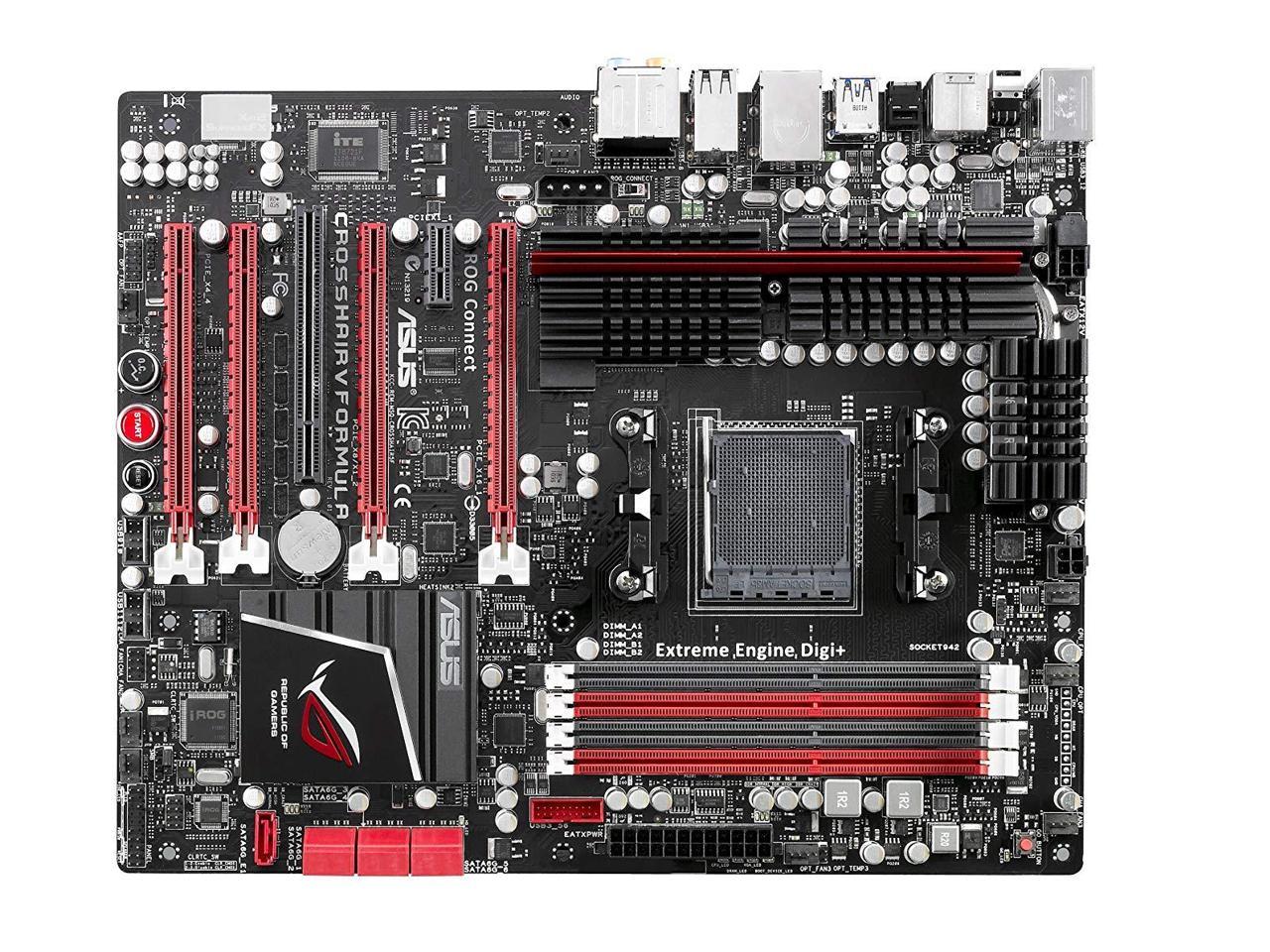 ASUS Crosshair V Formula AM3+ AMD 990FX SATA 6Gb/s USB 3.0 ATX AMD Republic of Gamers Series Motherb