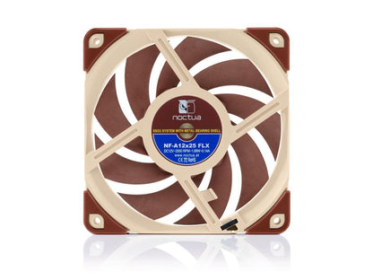 Noctua NF-A12x25 FLX, Premium Quiet Fan, 3-Pin (120mm, Brown)