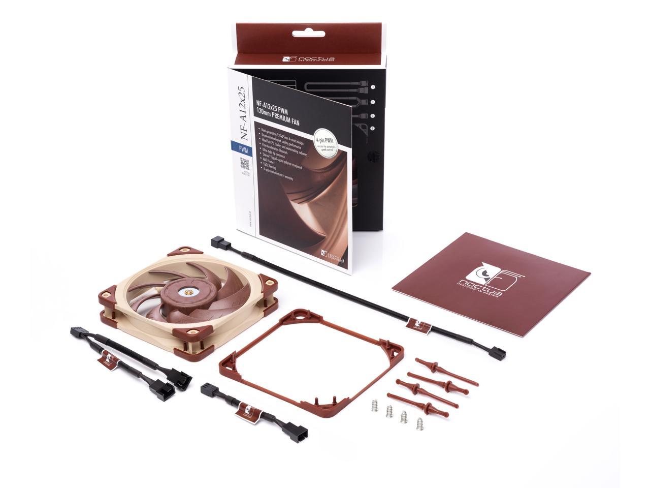 Noctua NF-A12x25 ULN, Ultra Quiet Silent Fan, 3-Pin (120mm, Brown)