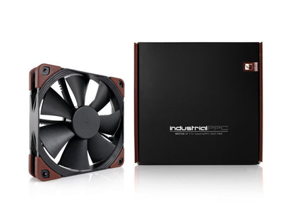 Noctua NF-F12 iPPC 3000 PWM, 4-Pin, Heavy Duty Cooling Fan with 3000RPM (120mm, Black)