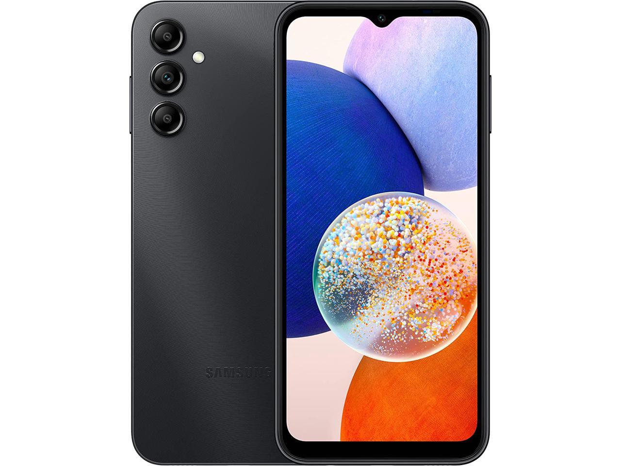Samsung Galaxy A14 A145M Dual SIM GSM Unlocked Android Smartphone (Latin Variant/US Compatible LTE) - Black