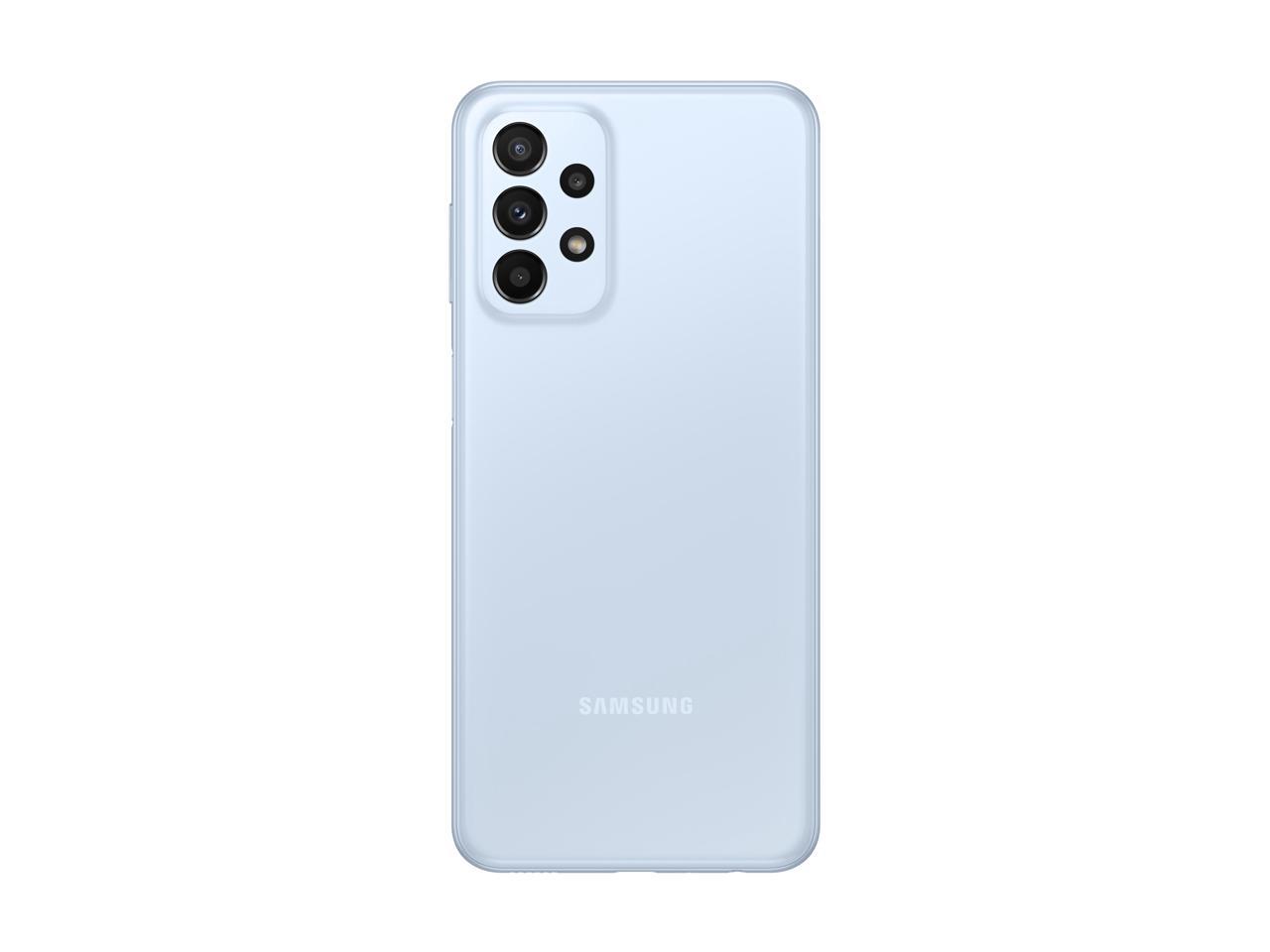 Samsung Galaxy A23 5G A236M 128GB Dual SIM GSM Unlocked Android Smartphone (International, Latin America Variant/US Compatible LTE) - Blue