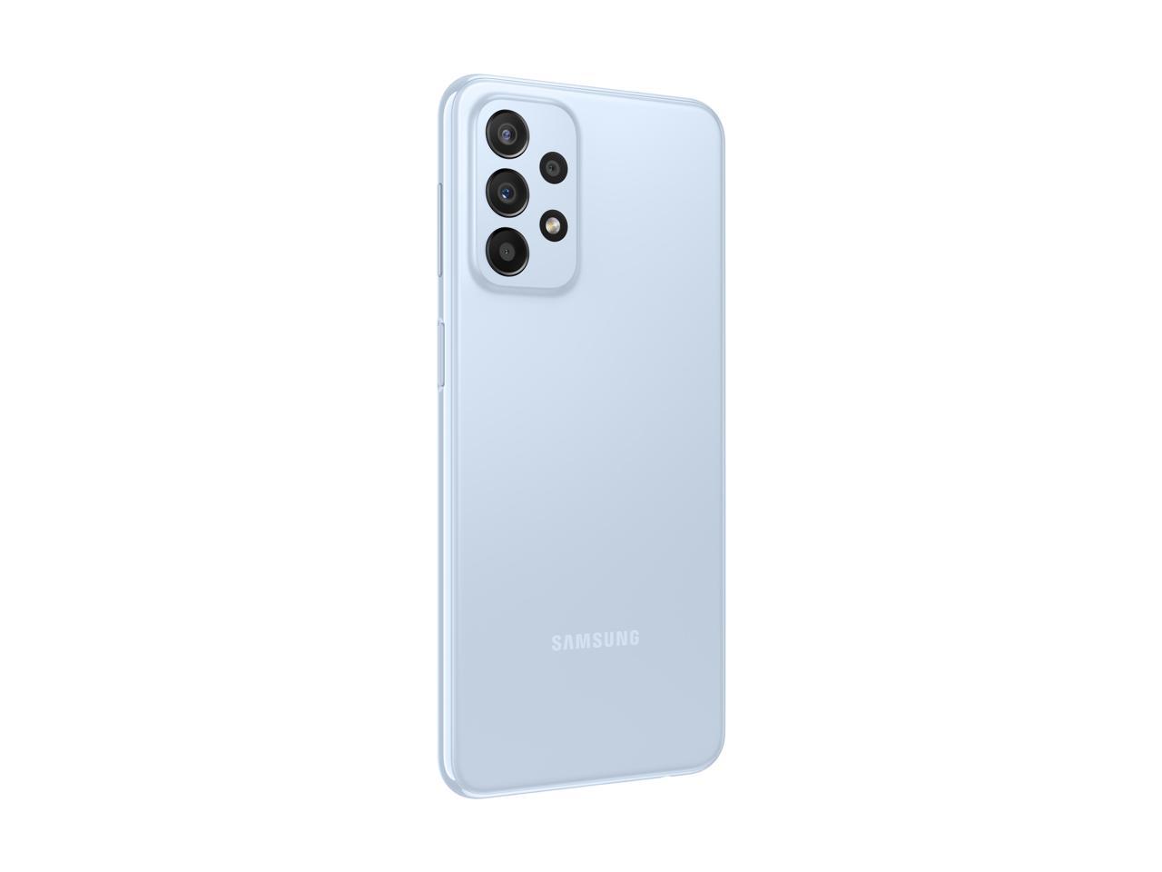 Samsung Galaxy A23 5G A236M 128GB Dual SIM GSM Unlocked Android Smartphone (International, Latin America Variant/US Compatible LTE) - Blue
