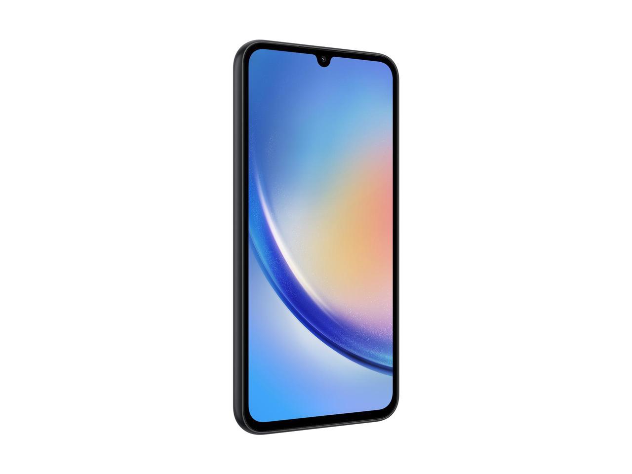 Samsung Galaxy A34 5G A346M 128GB Dual SIM GSM Unlocked Android Smartphone (Latin Variant/US Compatible LTE) - Awesome Graphite