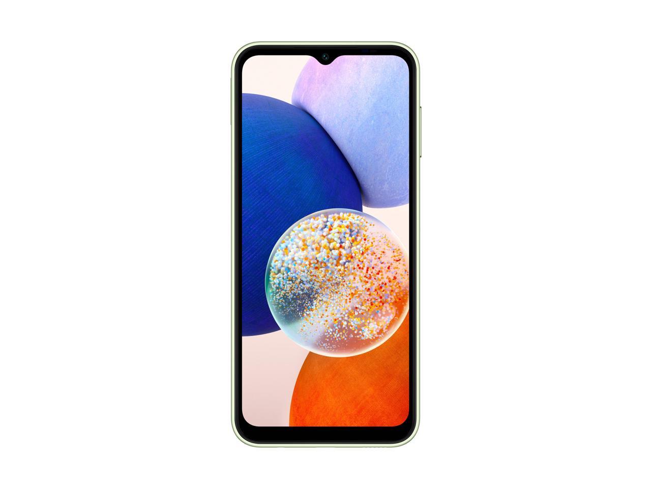 Samsung Galaxy A14 A145M Dual SIM GSM Unlocked Android Smartphone (Latin Variant/US Compatible LTE) - Light Green