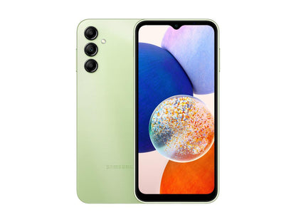 Samsung Galaxy A14 A145M Dual SIM GSM Unlocked Android Smartphone (Latin Variant/US Compatible LTE) - Light Green
