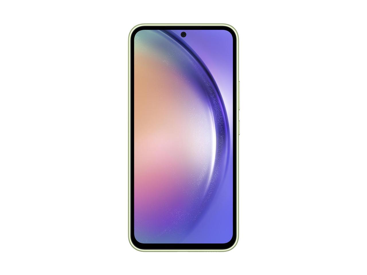 Samsung Galaxy A54 5G A546E 128GB Dual SIM GSM Unlocked Android Smartphone (Latin Variant/US Compatible LTE) - Awesome Lime