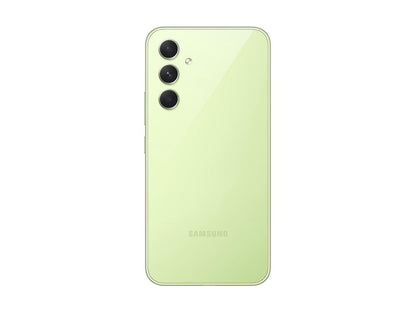Samsung Galaxy A54 5G A546E 128GB Dual SIM GSM Unlocked Android Smartphone (Latin Variant/US Compatible LTE) - Awesome Lime