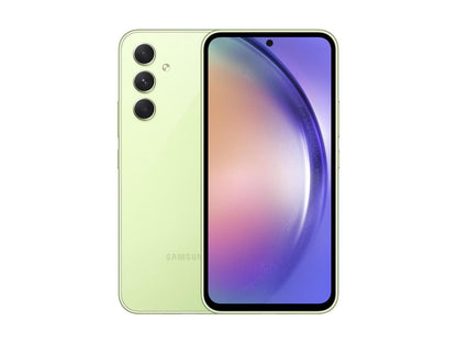 Samsung Galaxy A54 5G A546E 128GB Dual SIM GSM Unlocked Android Smartphone (Latin Variant/US Compatible LTE) - Awesome Lime