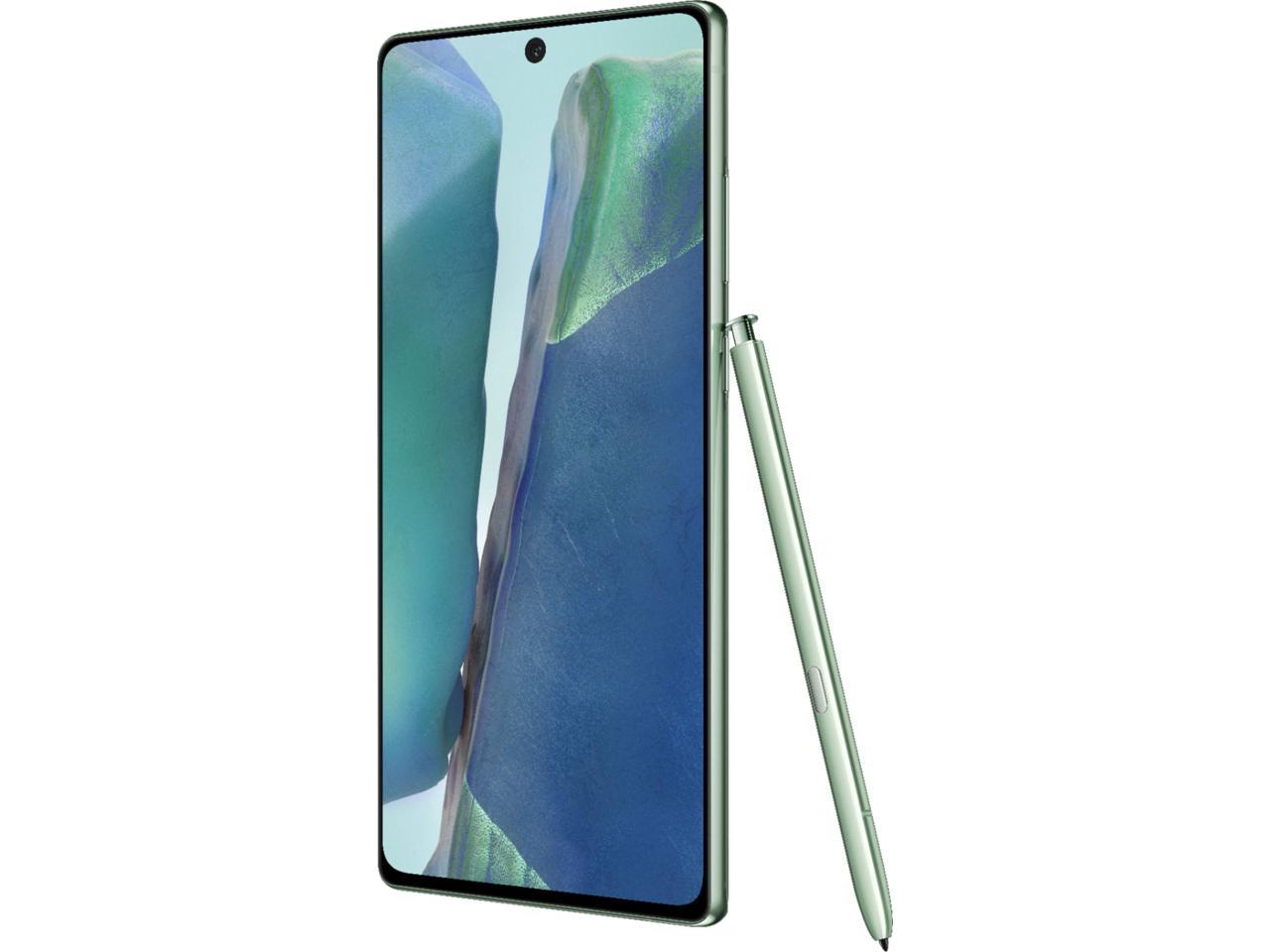 Samsung Galaxy Note20 N980F 256GB Hybrid Dual SIM Unlocked GSM Smartphone - Mystic Green - International Model
