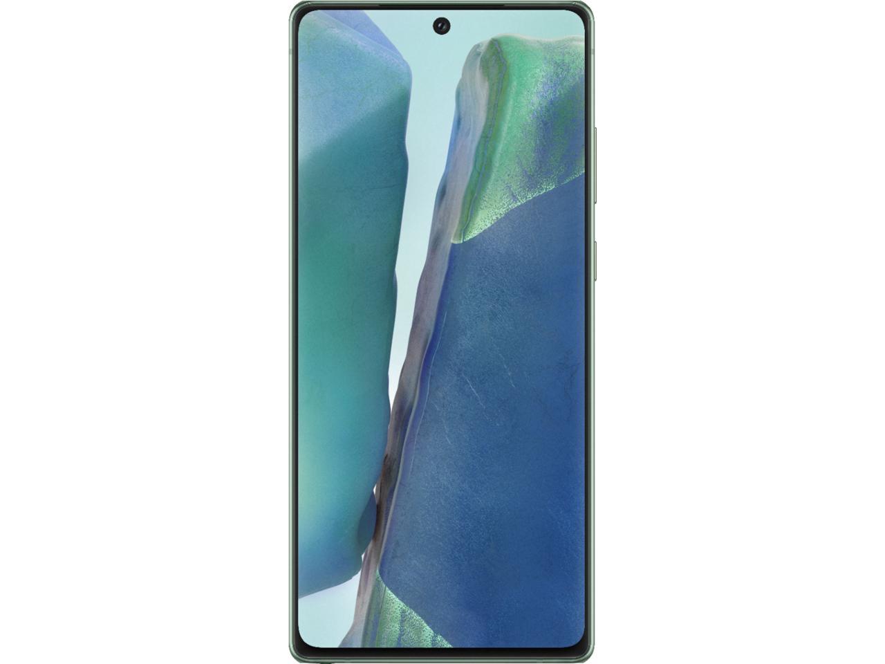 Samsung Galaxy Note20 N980F 256GB Hybrid Dual SIM Unlocked GSM Smartphone - Mystic Green - International Model