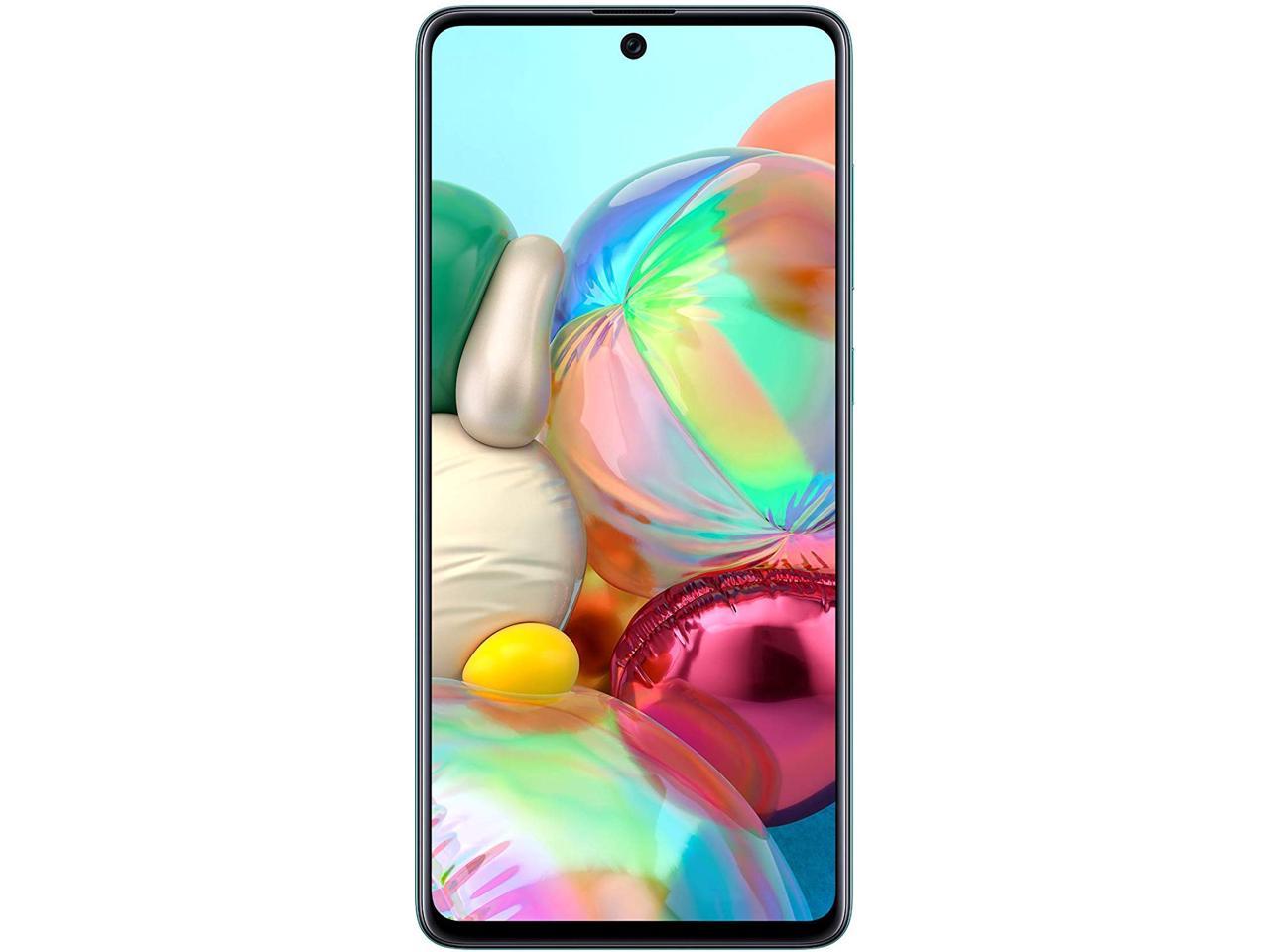 Samsung Galaxy A71 A715F 128GB Dual-SIM GSM Unlocked Phone (International Variant/US Compatible LTE) - Prism Crush Blue