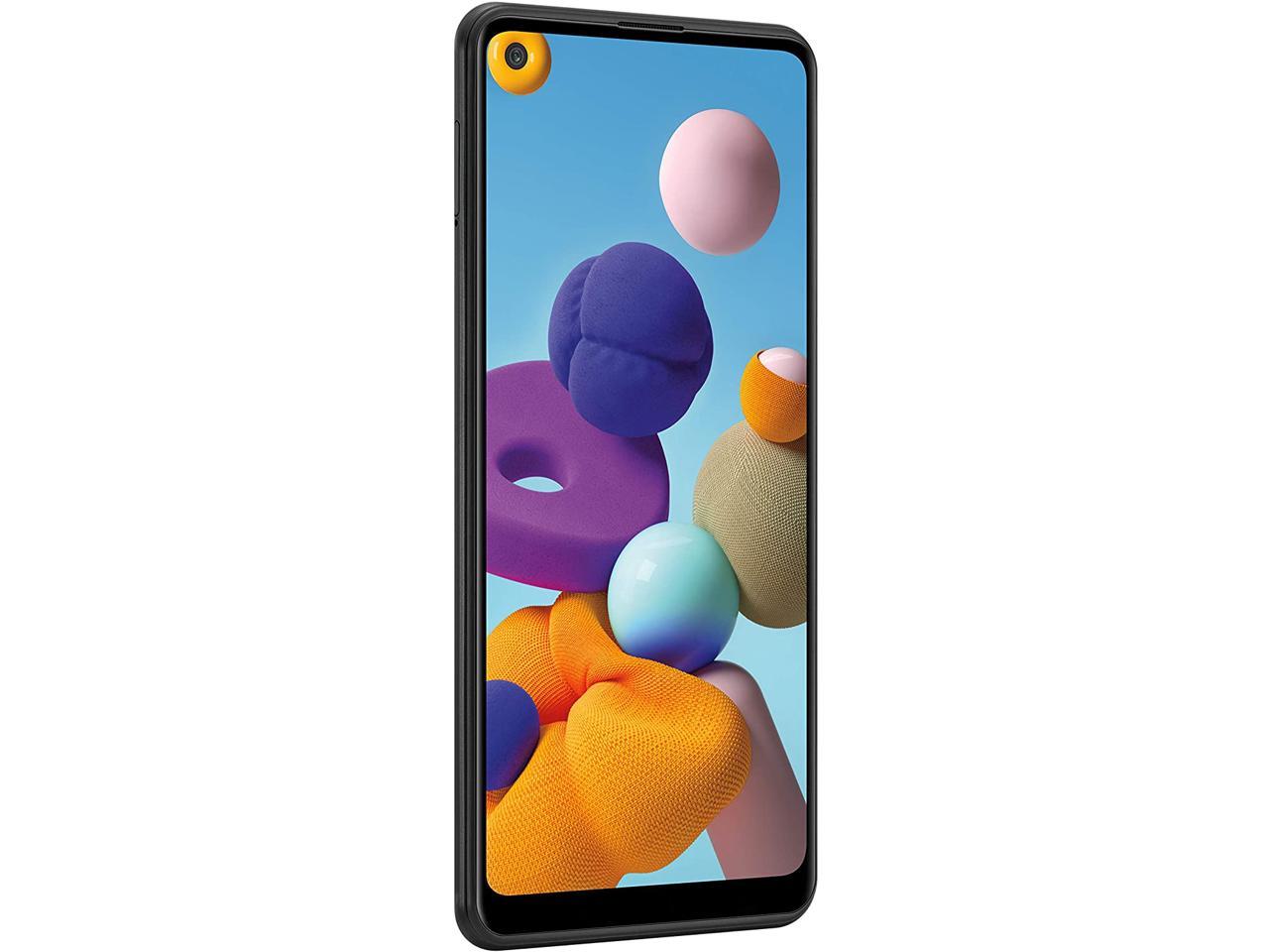Samsung Galaxy A21 A215U Fully Unlocked GSM/CDMA Smart Phone - Black
