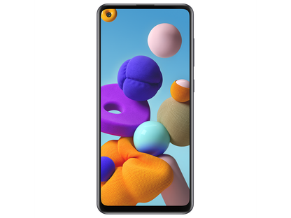 Samsung Galaxy A21s A217M 64GB Dual SIM GSM Unlocked Android SmartPhone (International Variant/US Compatible LTE) - Black