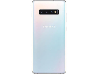 Samsung Galaxy S10+ G975 128GB Unlocked GSM LTE Phone with Triple 12 MP + 12 MP + 16 MP Rear Camera - Prism White (International Version)