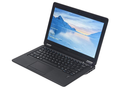 Dell Latitude E7250 12.5 in Laptop - Intel Core i5 5300U 5th Gen 2.3 GHz 8GB 256GB SSD Windows 10 Pro 64-Bit - Webcam