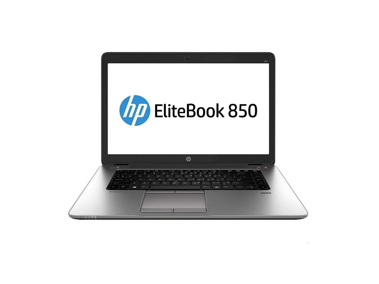 HP EliteBook 850 G1 15.6-in Laptop - Intel Core i5 4300U 4th Gen 1.90 GHz 16GB 512GB SSD Windows 10 Pro 64-Bit - Webcam