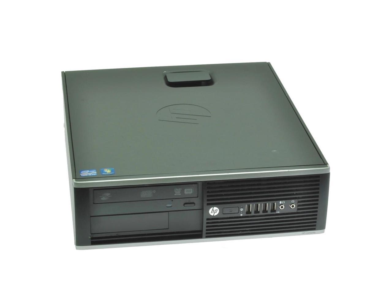 HP Compaq 8200 Elite SFF Black PC - Intel Core i5 2400 2nd Gen 3.1 GHz 8GB DIMM DDR3 SATA 3.5" 2TB DVD-RW Windows 10 Pro 64-Bit