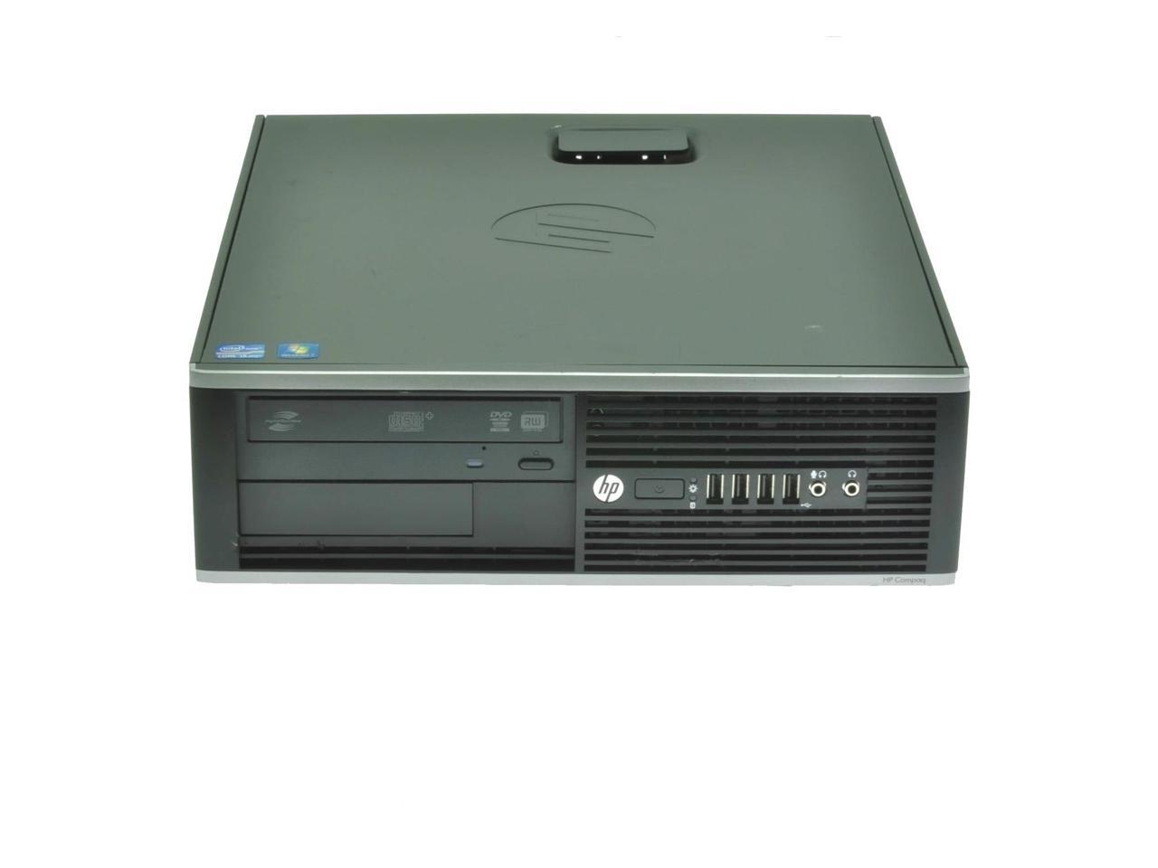 HP Compaq 8200 Elite SFF Black PC - Intel Core i5 2400 2nd Gen 3.1 GHz 8GB DIMM DDR3 SATA 3.5" 2TB DVD-RW Windows 10 Pro 64-Bit