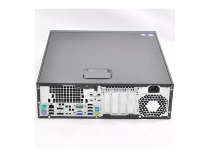 HP Elitedesk 800 G1 SFF PC - Intel Core i5 4570 4th Gen 3.2 GHz 8GB 500GB HDD DVD-ROM Windows 10 Pro 64-Bit - Wifi