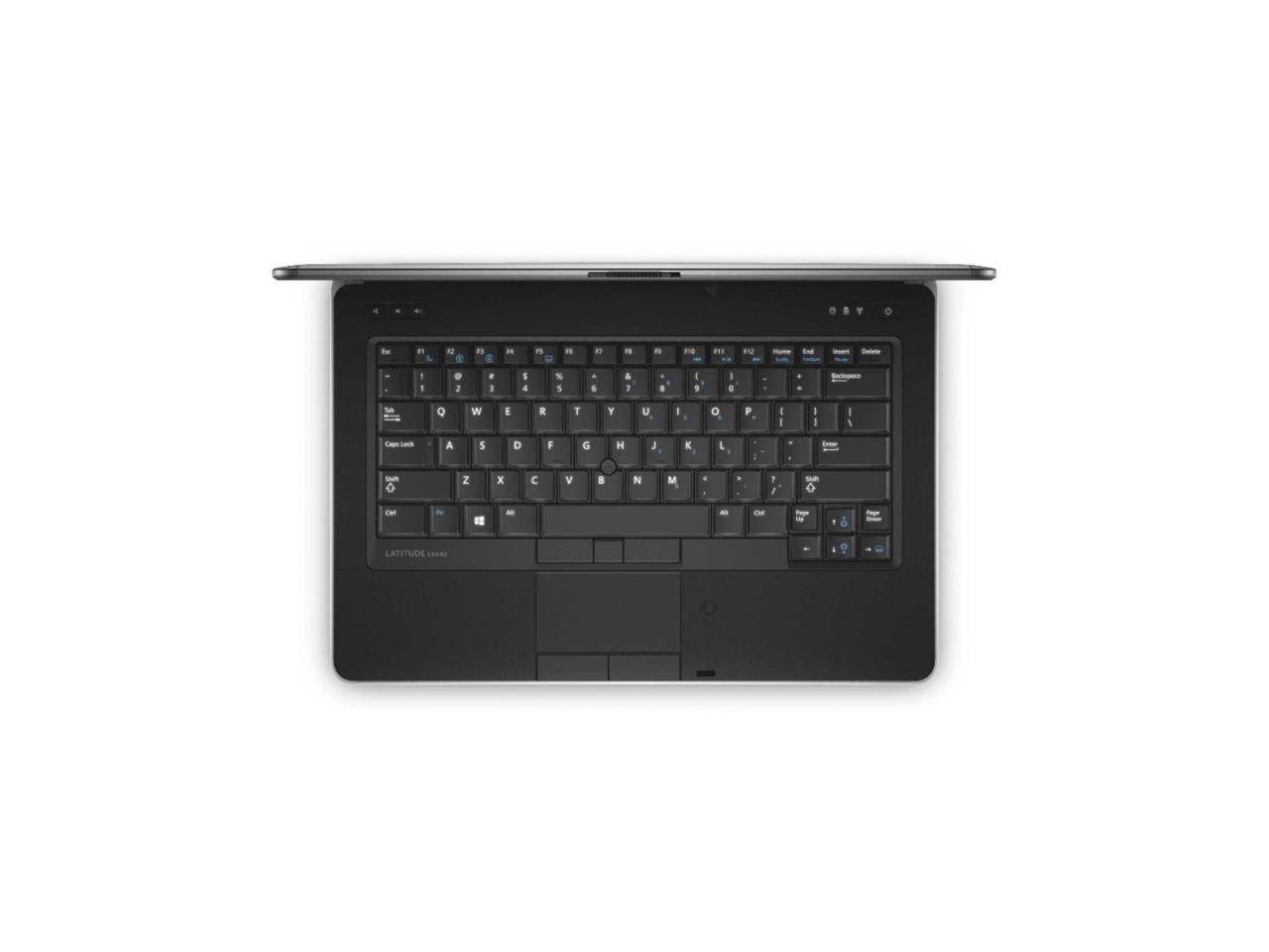 Dell Latitude E6440 14.0 in Laptop - Intel Core i5 4300M 4th Gen 2.6 GHz 4GB 500GB HDD DVD-ROM Windows 10 Pro 64-Bit - Webcam