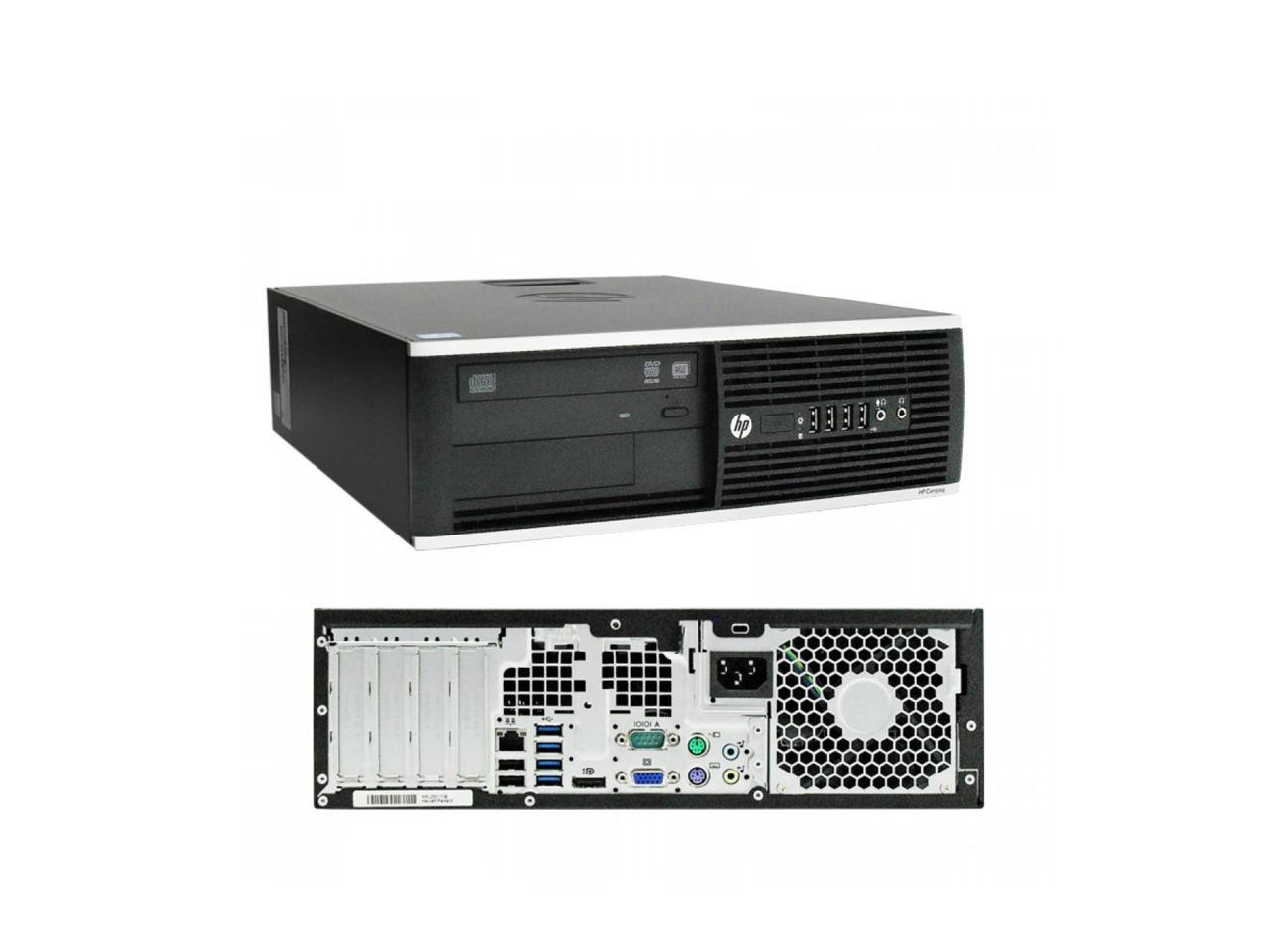 HP Compaq 6300 Pro SFF PC - Intel Core i5 3470 3rd Gen 3.2 GHz 8GB 500GB HDD DVD-RW Windows 10 Pro 64-Bit