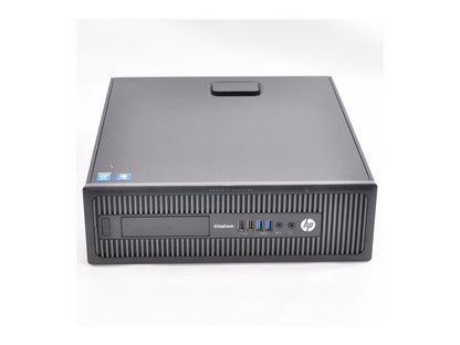 HP Elitedesk 800 G1 SFF PC - Intel Core i5 4570 4th Gen 3.2 GHz 8GB 500GB HDD DVD-ROM Windows 10 Pro 64-Bit - Wifi