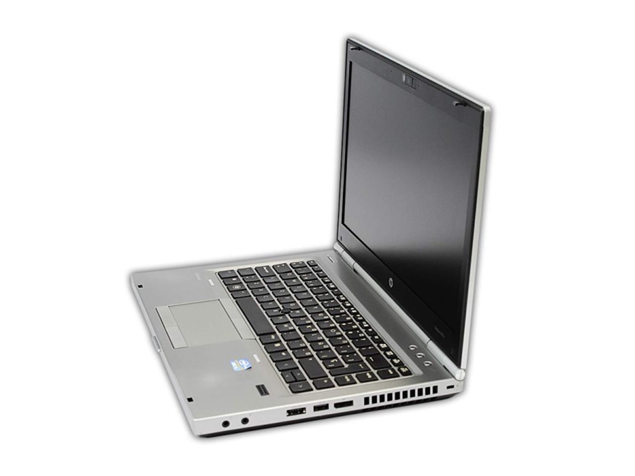HP EliteBook 8470p 14.0-in Laptop - Intel Core i5 3320M 3rd Gen 2.60 GHz 8GB 500GB HDD DVD-ROM Windows 10 Home 32-Bit - Webcam