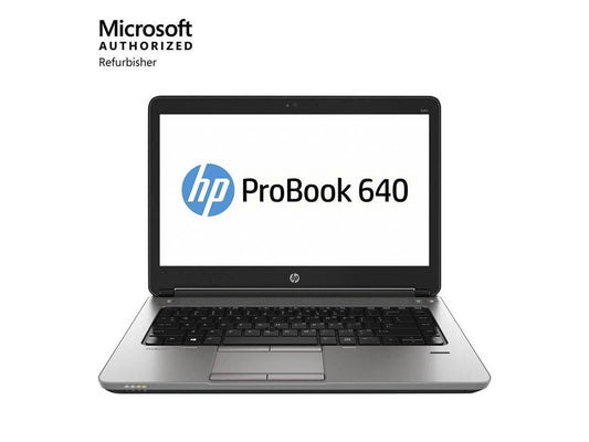 HP Probook 640 G1 14.0 in Laptop - Intel Core i5 4300M 4th Gen 2.6 GHz 8GB 128GB SSD Windows 10 Pro 64-Bit - Webcam