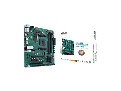 ASUS PRO B550M-C/CSM AM4 AMD B550 SATA 6Gb/s USB 3.0 HDMI Micro ATX AMD Motherboard