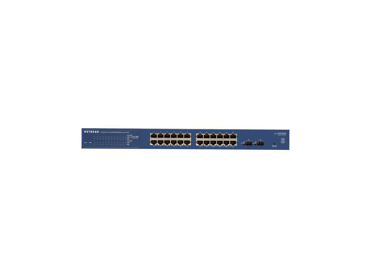 NETGEAR Smart GS748T - V5 - switch - 48 ports - smart - rack (NET-GS748T-500NAS)