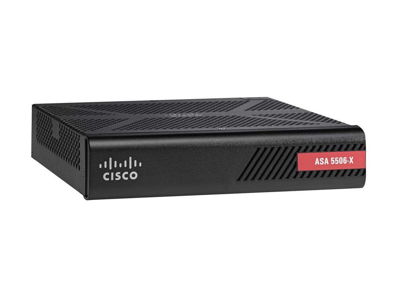 CISCO ASA 5506-X Appliance with Security Plus license for High Availability, 3 DES / AES (ASA5506-SEC-BUN-K9)