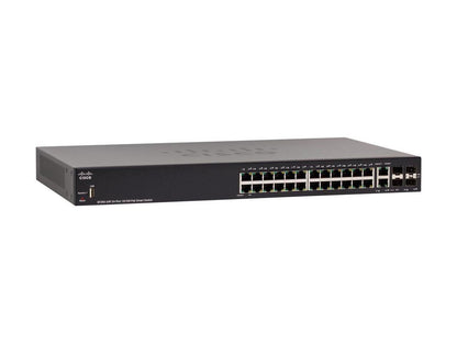 Cisco SF250-24P-K9-NA SF250-24P 24-Port 10/100 PoE