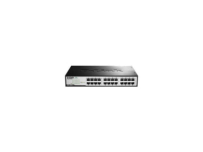D-Link DGS-1024D 24-Port 101001000 Unmanaged Rackmountable Desktop Switch
